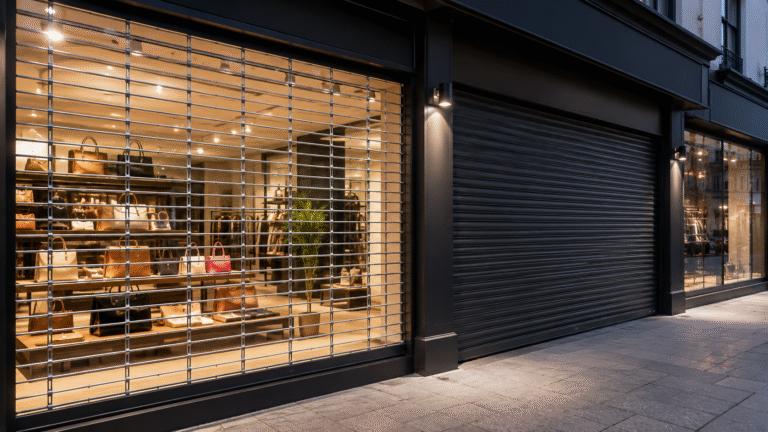 Security Grilles vs Solid Shop Shutters: How to Keep Products Visible Without Losing Security